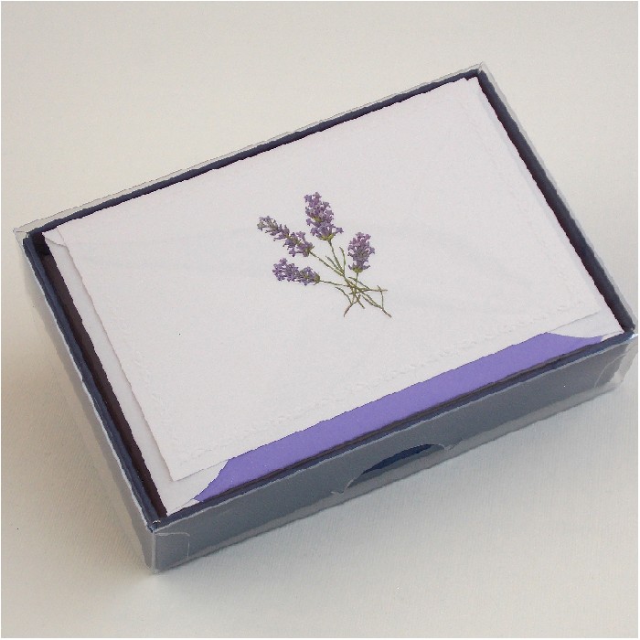Folded Cards and Lined Envelopes, Classica Italiana - Lavender -LPR 202B