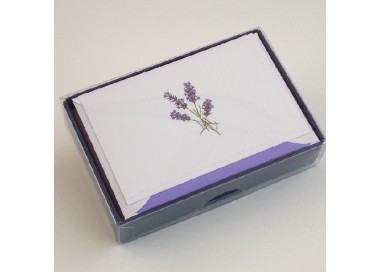 Folded Cards and Lined Envelopes, Classica Italiana - Lavender -LPR 202B