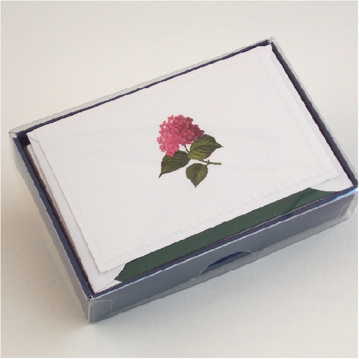 Folded Cards and Lined Envelopes, Classica Italiana - Hydrangea -LPR 203B