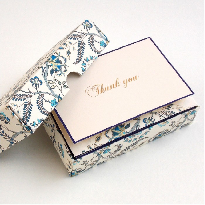 Folded Thank You Cards and Lined Envelopes, Flowers - BSC 127T
