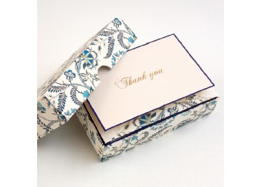 Folded Thank You Cards and Lined Envelopes, Flowers - BSC 127T